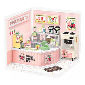 Robotime Puzzle 3d Cafeferia De Bubble Tea Double Joy Dw006
