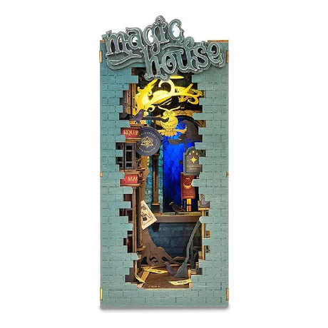Robotime Puzzle 3d Book Nook Casa Magica Tgb03 Rolife