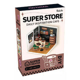 Robotime Puzzle 3d Cafeteria Daily Inspiration Dw001b Rolife