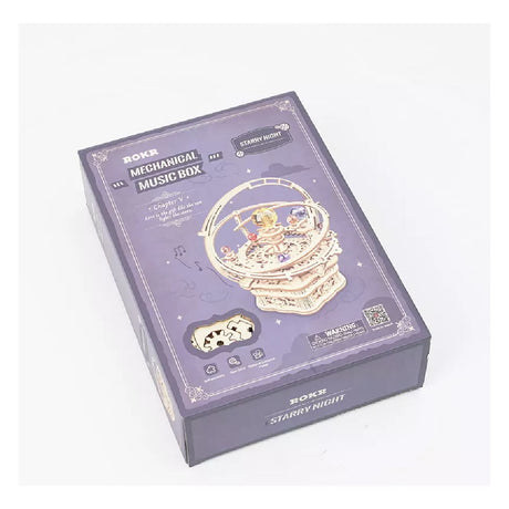 Robotime Puzzle 3d Cajita Musical Starry Night Amk51 Rokr