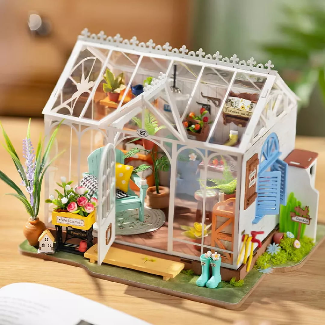 Robotime Puzzle 3d Casa De Jardin De Ensueño Dg163 Rolife