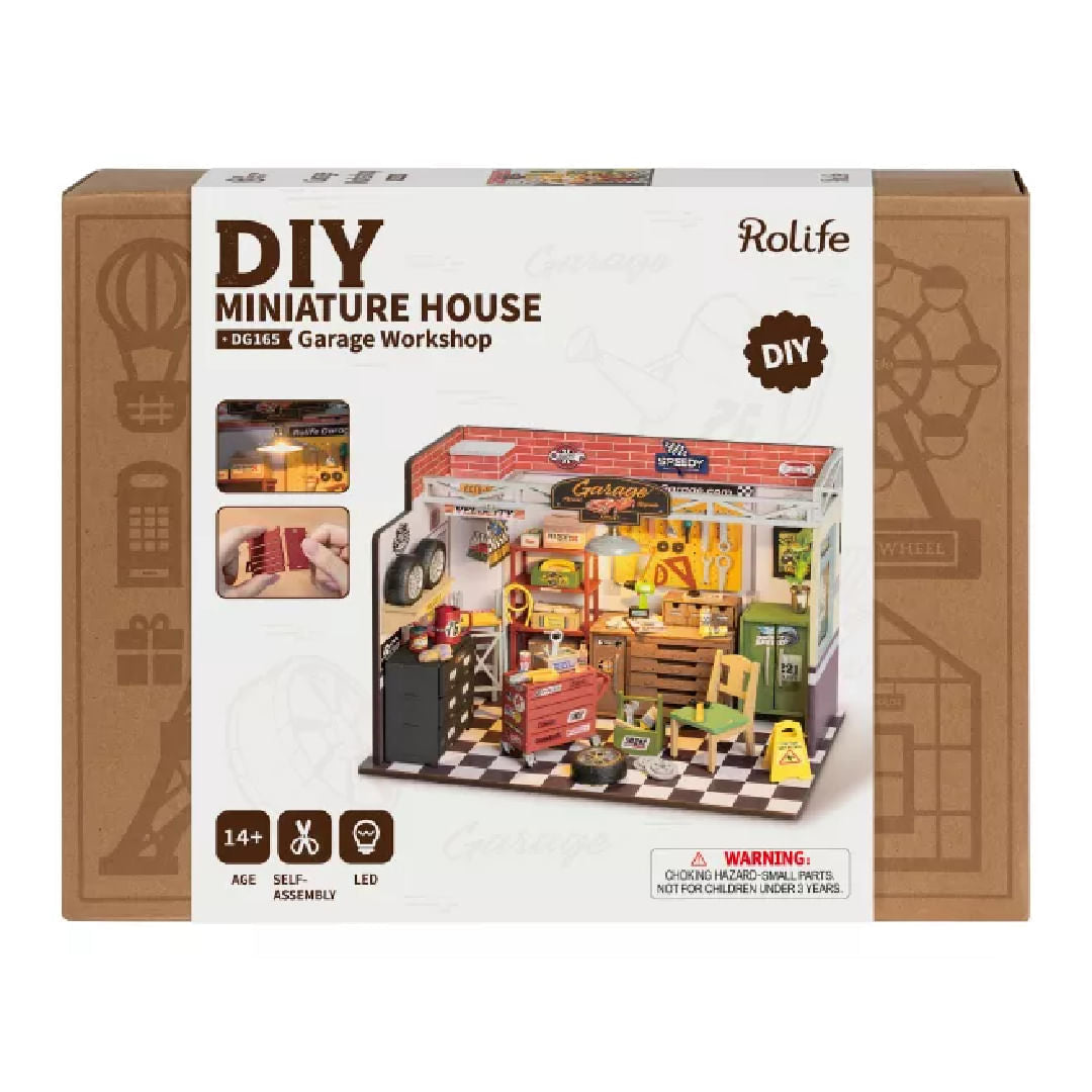 Robotime Puzzle 3d Garage Workshop Dg165 Rolife