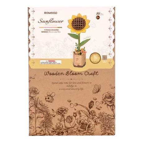 Robotime Puzzle 3d Girasol Tw011 Rowood