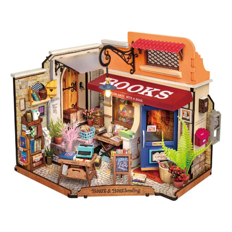 Robotime Puzzle 3d Libreria De La Esquina Dg164 Rolife