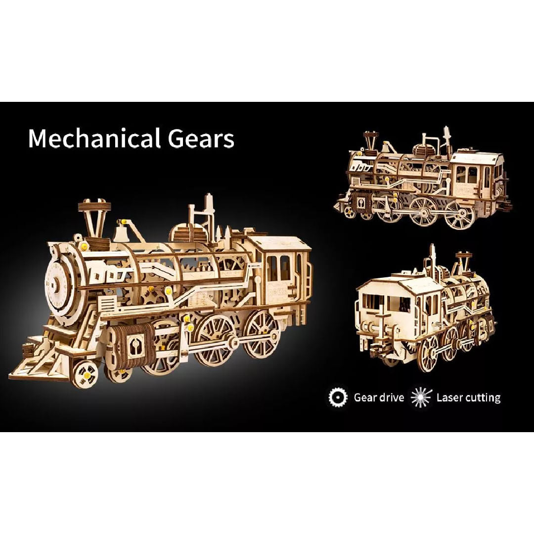 Robotime Puzzle 3d Locomotora Lk701 Rokr