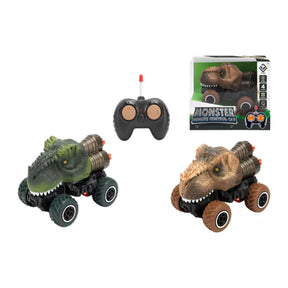 Auto R/c Con Luz Monster Dinosaurio 2313830