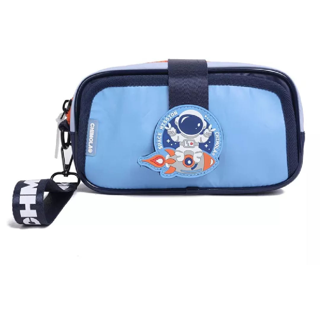 Chimola Cartuchera Colorblock Boy Dino Gray FS72