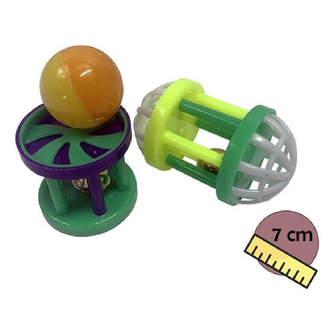 Phi Phi Pets Juguetes con cascabel de 07cm MC035