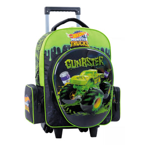 Mochila Hot Wheels Green con carro 17P 75125