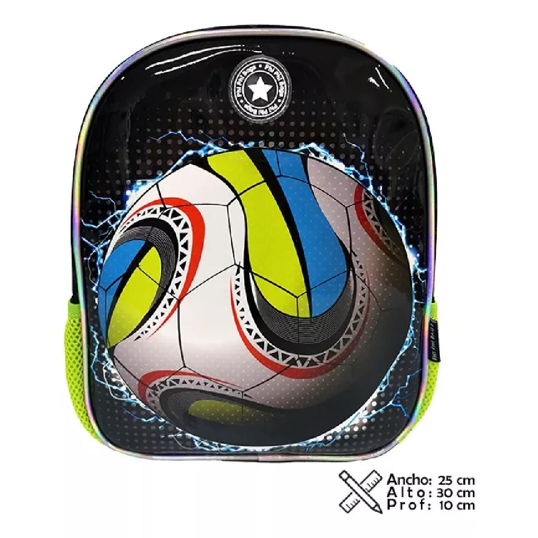 Phi Phi Mochila Pelota de Futbol 30 cm 102411