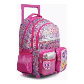 Footy Mochila con carro y luces led de 18" Magic Patch F6281.01.UNICO