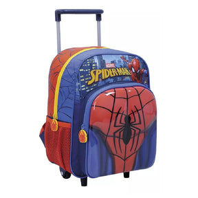 Mochila con carro de 12" Spiderman Spider Line 34241