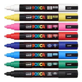 Posca Marcadores PC-5M de punta gruesa en caja de ocho unidades MUNPC5ME8