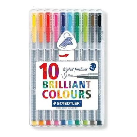 Staedtler Marcadores con punta de 0,3mm en estuche de 10 unidades MST334
