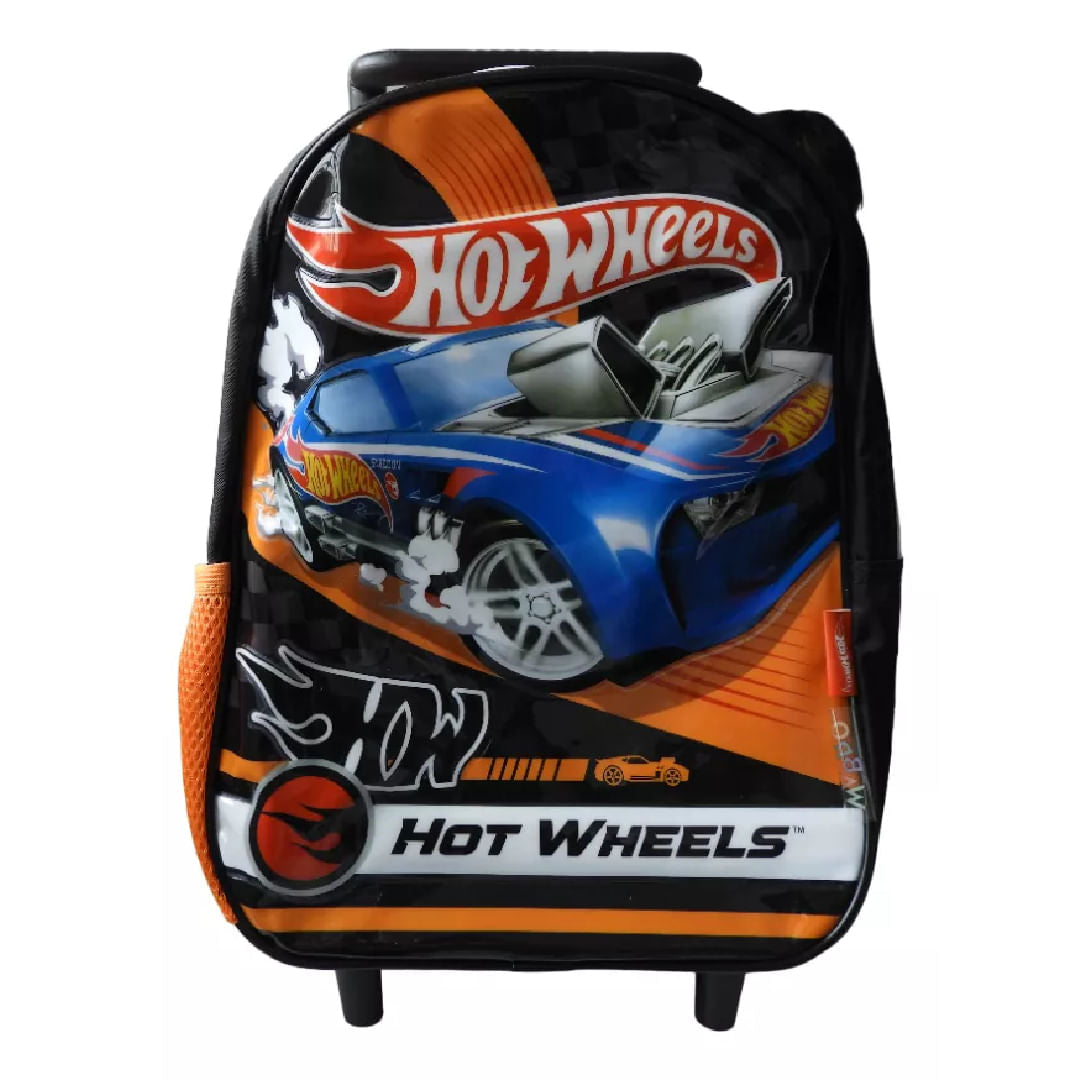 Mochila con carro de 12" Hot Wheels Escuderia 75138