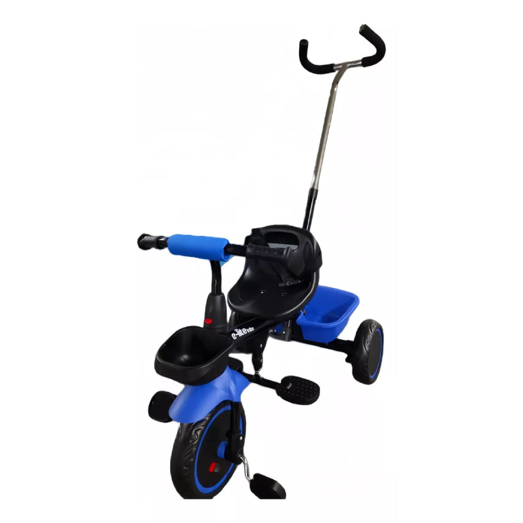 Triciclo con Manija JY-T03 Azul