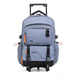 Chimola Mochila con carro de 18" Plain multipocket blue FS84