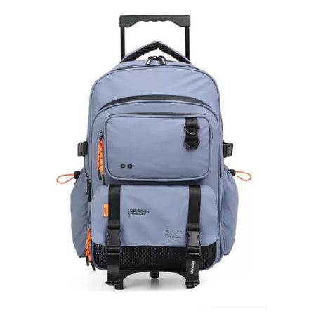 Chimola Mochila con carro de 18" Plain multipocket blue FS84