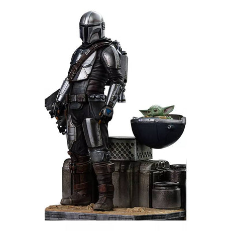 Iron Studios Din Djarin and Din Grogu - The Mandalorian Scale 1/10 LUCSWR94923-10