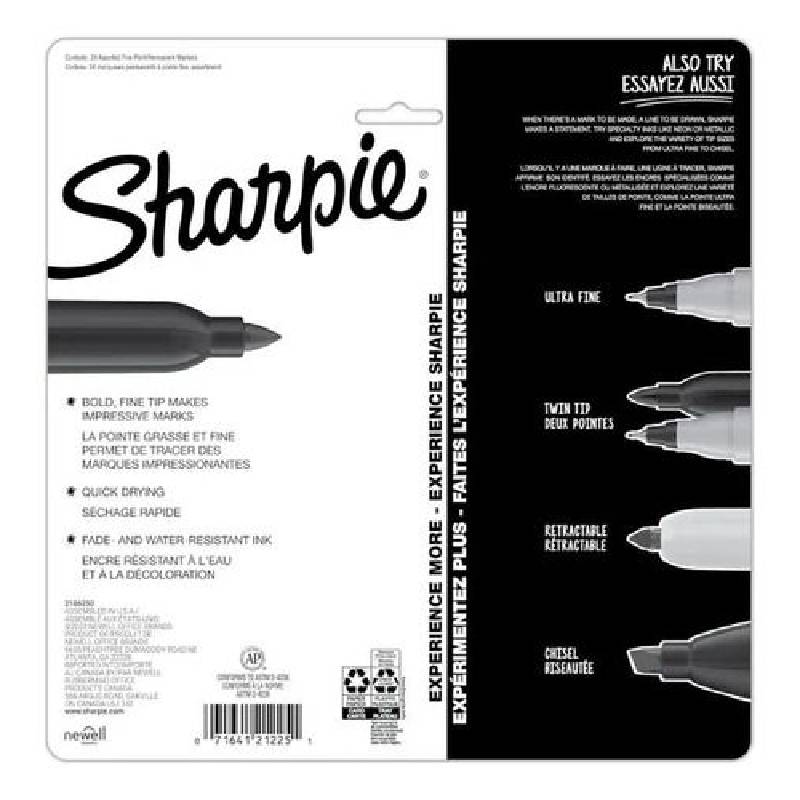 Sharpie Marcadores Punta Fina X24 Glam Pop 2185229