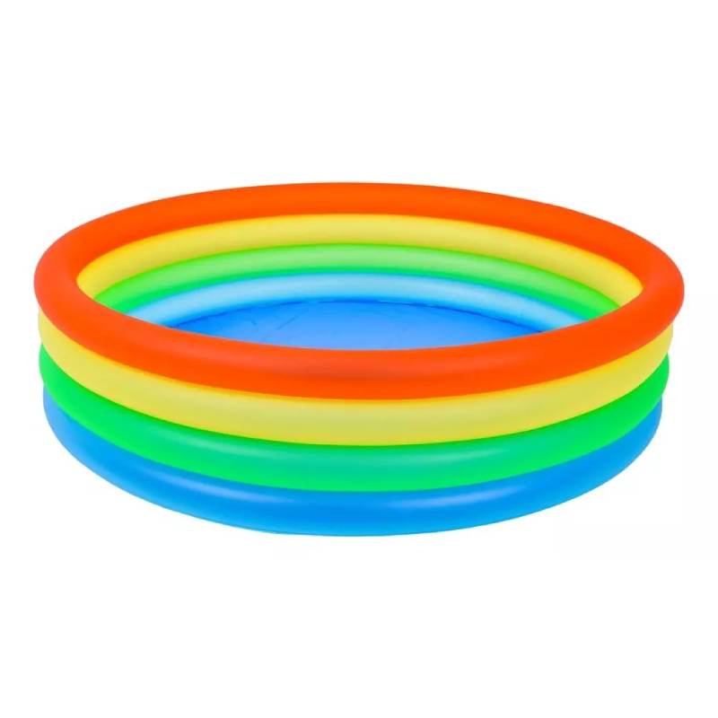 Sun Club Pileta 4Aros Neon Inflable 10195