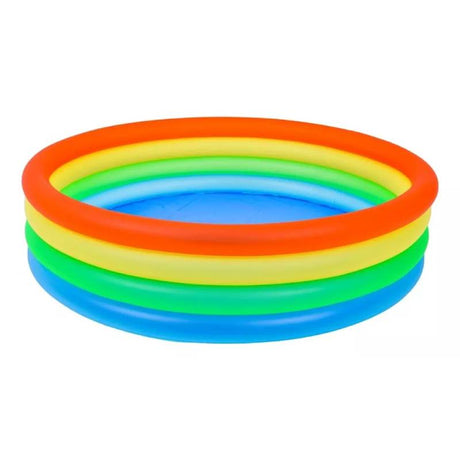 Sun Club Pileta 4Aros Neon Inflable 10195