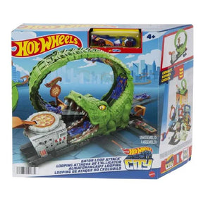 Hot Wheels City Ataque del Cocodrilo HKX39