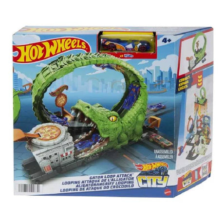 Hot Wheels City Ataque del Cocodrilo HKX39