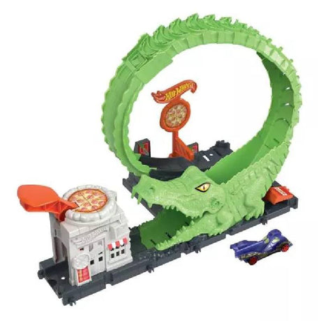 Hot Wheels City Ataque del Cocodrilo HKX39