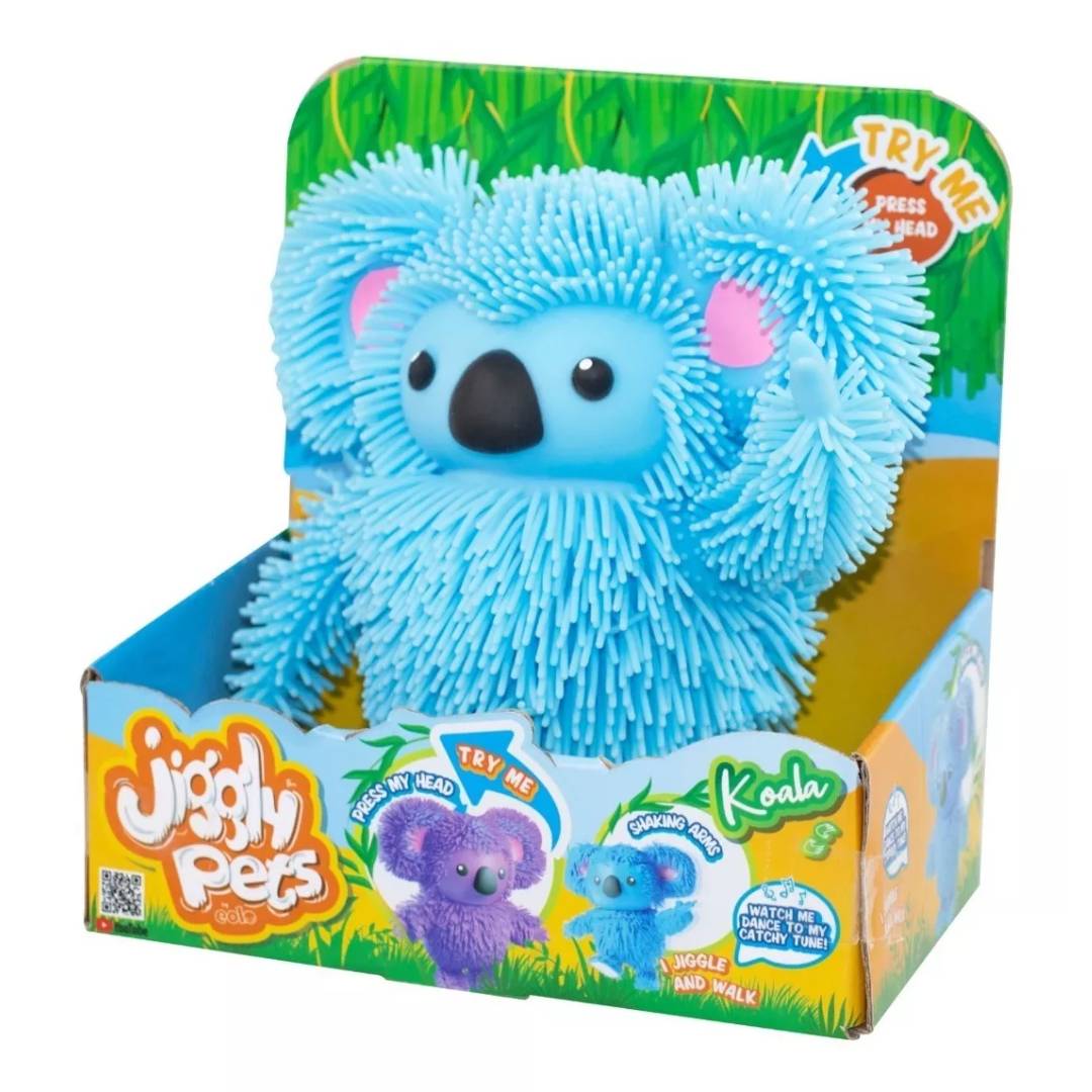 Peludito Shine Koala Violeta Con Movimiento Y Sonido Jp007