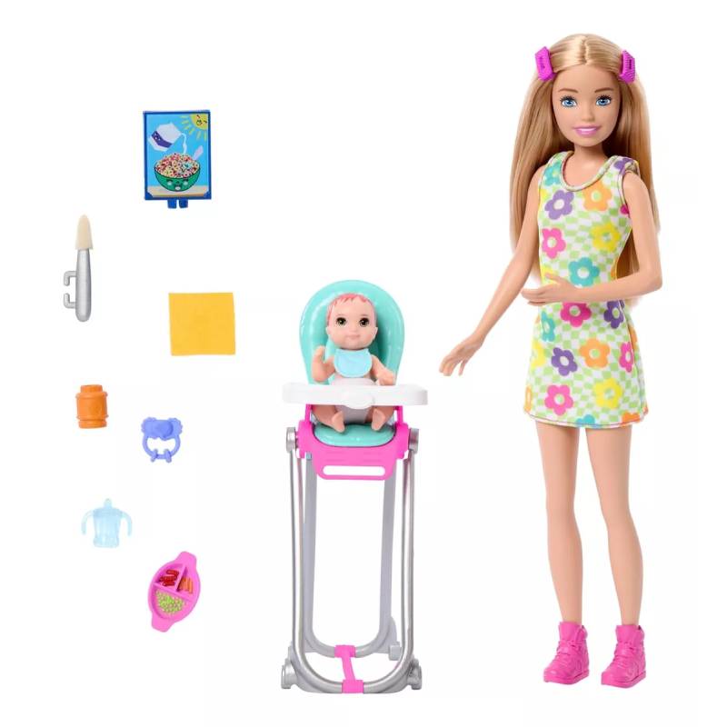 Barbie Skipper Babysitters Set HTK35