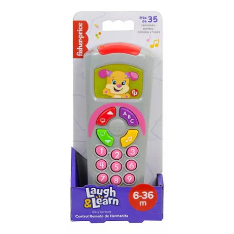 Fisher Price Rie y Aprende Control Remoto Hermanita HXB74