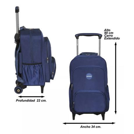 Gremond Mochila con carro azul marino 5051500002