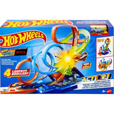 Hot Wheels Action Pista Vueltas y Choques Desafiantes HXR70