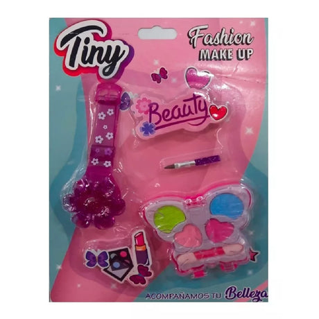 Tiny Maquillaje En Blister Mariposa Y Reloj Con Sombras 3221