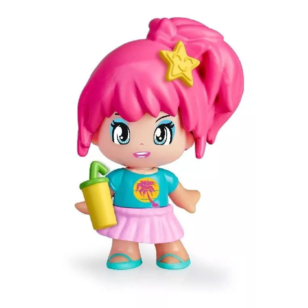 Pinypon Figura De 9 Cm Pelo Amarillo Con Accesorios 17212