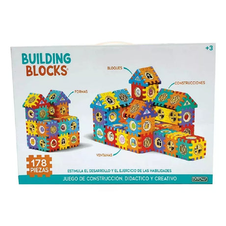 Ditoys Rolling Ball tubos y bloques 178 piezas 2568