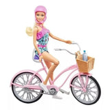 Muñeca Barbie Paseo En Bicicleta Ftv96 Mattel