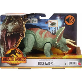 Jurassic World Triceratops Ruge Y Golpea Mattel Hdx34