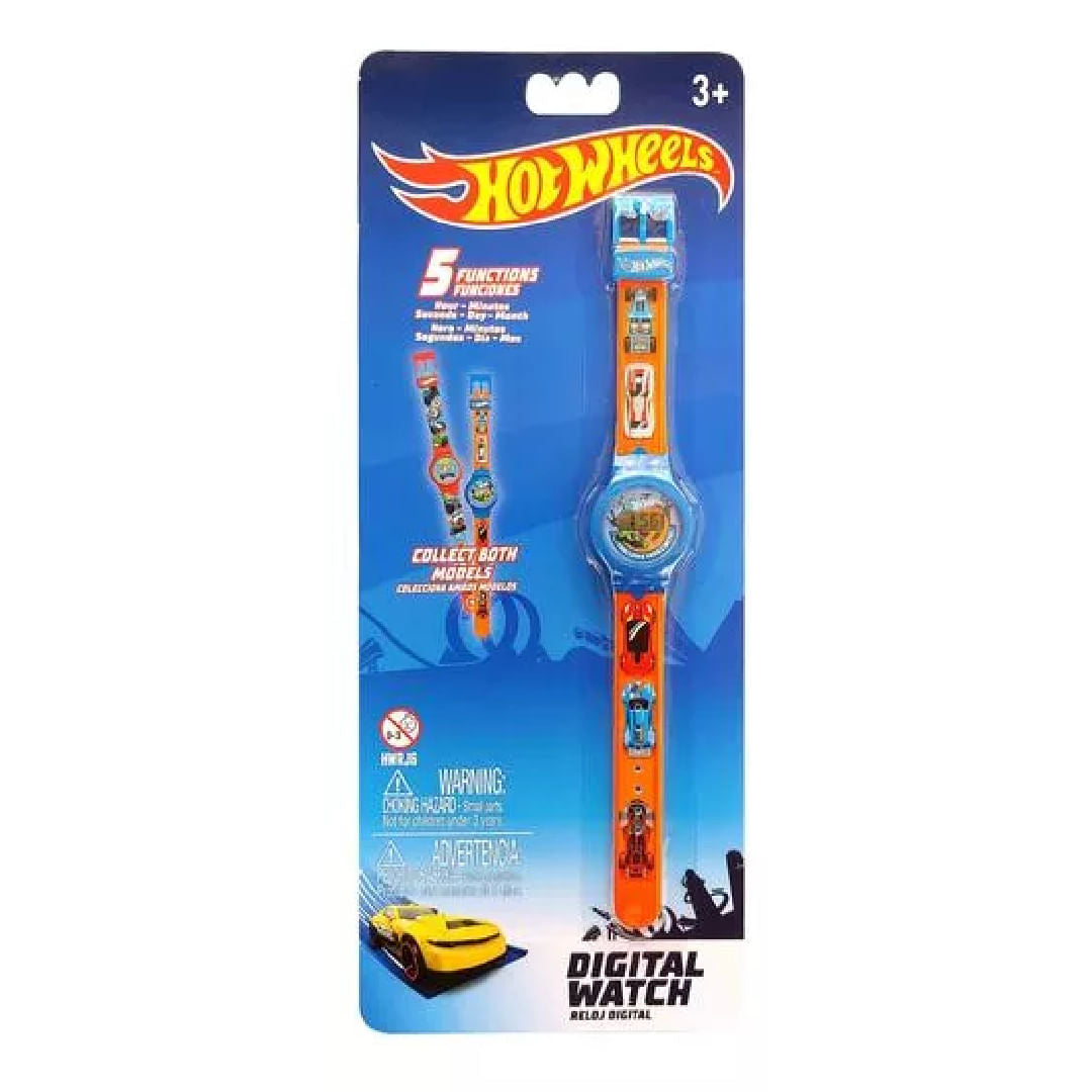 Hot Wheels Reloj Digital 5 Funciones HWRJ6 .