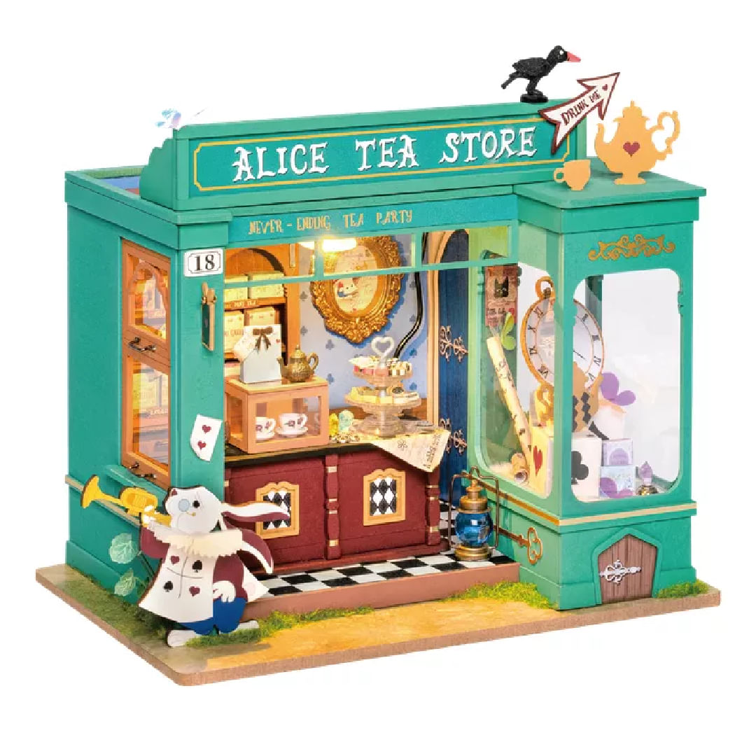 Robotime Puzzle 3d Tienda De Te De Alicia Dg156 Rolife