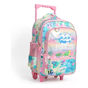 Chimola Mochila Carro Trama Cristal 17'' Panda TR73
