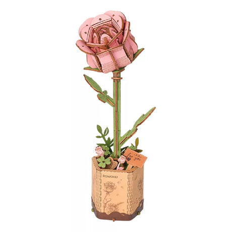 Robotime Puzzle 3d Rosa Color Rosa Tw041 Rowood