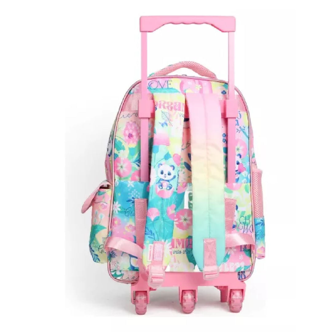 Chimola Mochila Carro Trama Cristal 17'' Panda TR73