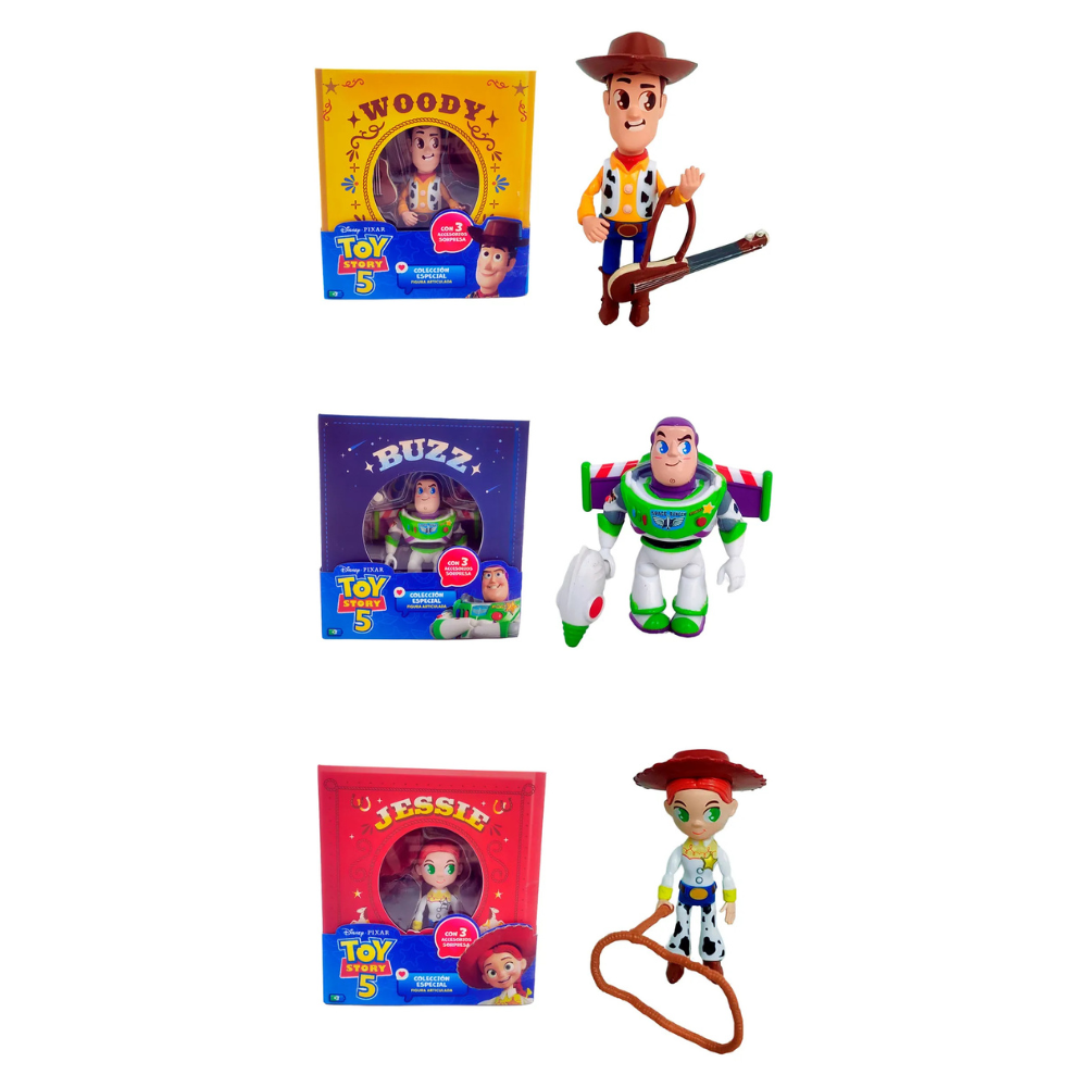 Combo 3 Figuras Toy Story Figura Modelos Surtidos 10CM 8522