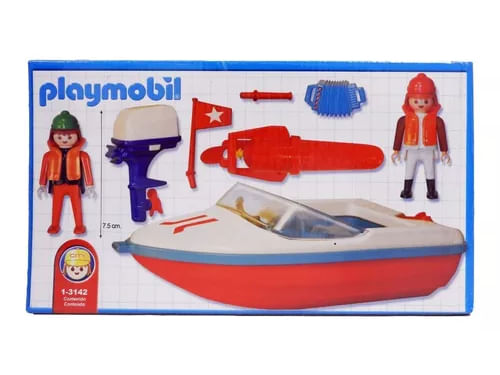 Playmobil Lancha Con Motor 3142