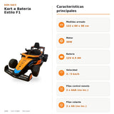 Auto a Batería R/Control-Formula 1 Mclaren-Naranja SL2701