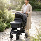 Baby One Coche Modular Aura 2 en 1 Grey/Black BOCO-012