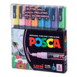 Posca Marcadores con glitter PC-3ML en caja de ocho colores MUNPC3MLE8