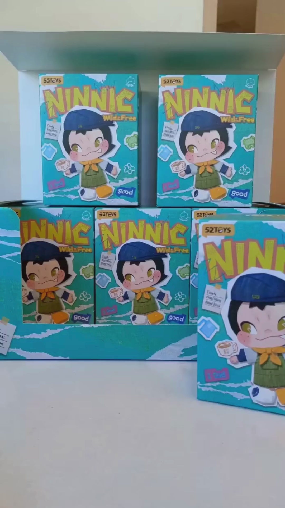 52toys Ninnic Wild & Free Plush Figura Blind Box S78864